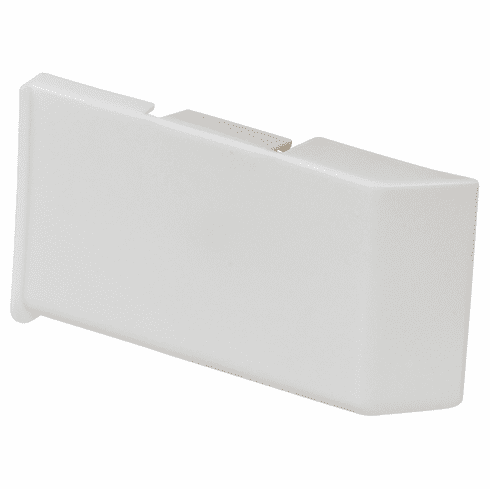 Hafele Cover Cap, for Scarpi-4 Cabinet Hanger, White, right handed, Item# 290.14.712, 29014712, 290-14-712