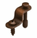 Hafele Glass Retainer Clip, Steel, Bronzed, Item# 291.02.109, 29102109, 291-02-109
