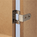 Hafele Cranked Butt Hinge, Neuform, Brass, for Overlay Doors, for Door Thickness 19-20 mm, Nickel plated polished, Item# 307.04.708, 30704708, 307-04-708