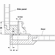 Hafele Concealed Face Frame Hinge, Short Arm, 105° Opening Angle, Half Overlay, Item# 311.94.560, 31194560, 311-94-560