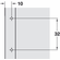 Hafele Wide Angle Clip-On Hinge, Opening Angle 165, Full Overlay, Self-Close, Item# 315.02.500, 31502500, 315-02-500