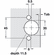 Hafele Clip-On Hinge, Opening Angle 110°, Half Overlay, Self-Close, Item# 315.03.511, 31503511, 315-03-511