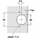 Hafele Blind Corner Clip-On Hinge, Opening Angle 92°, Inset Overlay, Self-close, Item# 315.05.540, 31505540, 315-05-540
