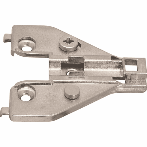 Hafele Mounting Plate, Face Frame, for Clip-On Hinges, Height: 0, mounting: 5/8" overlay, Item# 315.99.500, 31599500, 315-99-500
