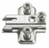 Hafele Mounting Plate, Super Compact Cruciform, One Part Plate, for Grass Slide On System Hinges, Height 0 mm, Pre-mounted Euro screw fixing, Item# 323.84.704, 32384704, 323-84-704