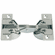 Hafele Miter Flap Hinge, 90 Opening Angle, For doors and flaps, nickel plated, zinc alloy/steel, Item# 325.02.702, 32502702, 325-02-702