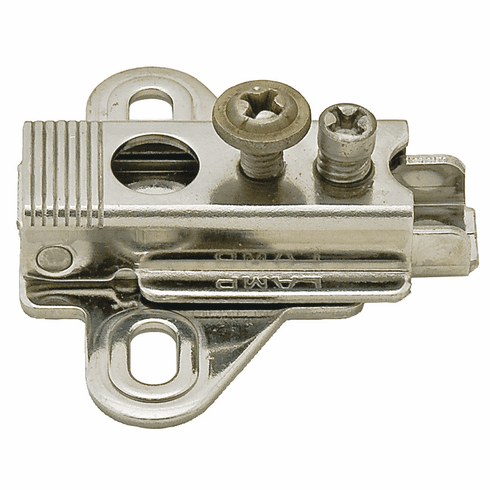 Hafele Mounting Plate, Stainless steel, S-Series, side adjustment, height adjustment, Item# 327.30.030, 32730030, 327-30-030