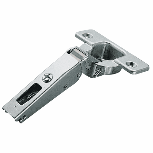 Hafele Concealed Hinge, Salice 200 Series, 120° Opening Angle, Self Close, 1/2" Overlay, Rapido mounting, model C2J9D99, Item# 329.03.581, 32903581, 329-03-581