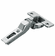 Hafele Concealed Hinge, Salice 200 Series, 120° Opening Angle, Half Overlay, For wooden doors, for standard applications with convenient opening angle, Self close, rapido mounting, model C279G99, Item# 329.03.582, 32903582, 329-03-582