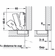 Hafele Concealed Hinge, Salice PUSH, 165 Opening Angle, Self-Opening, Half Overlay, For tip-on opening, for cabinets with internal drawer boxes or pull-out shelves, Screw mounting, model C2PSG99, Item# 329.07.802, 32907802, 329-07-802