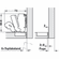 Hafele Concealed Hinge, Salice PUSH, 155/165 Opening Angle, Self-Opening, Inset Overlay, For tip-on opening, for cabinets with internal drawer boxes or pull-out shelves, Dowel mounting, model C2RSP99, Item# 329.07.813, 32907813, 329-07-813