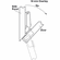Hafele Concealed Hinge, Salice, - 45° Corner Special Application, Full Overlay, 120° Opening Angle, Rapido, model C27BH99, Item# 329.09.591, 32909591, 329-09-591