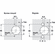 Hafele Concealed Hinge, Salice, - 45° Corner Special Application, Full Overlay, 120° Opening Angle, Rapido, model C27BH99, Item# 329.09.591, 32909591, 329-09-591