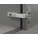 Hafele Blind Corner Concealed Hinge, Salice, 94° Opening Angle, Self Close, Inset Mounting, Nickel-Plated, Special Application, Screw-on, model C2PBN99AC, Item# 329.11.506, 32911506, 329-11-506