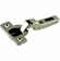 Hafele Concealed Hinge, Salice 200 Series, 110 Opening Angle, Half Overlay, from interior width 70 mm, Free swinging, Screw mounting, C2P4G99 Model, Item# 329.16.519, 32916519, 329-16-519