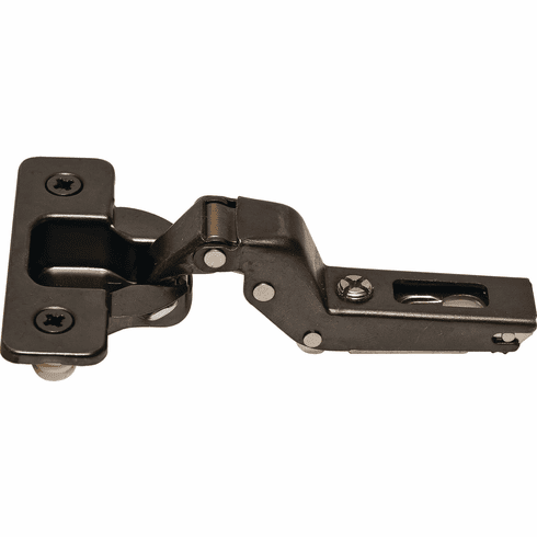 Hafele Concealed Hinge, Salice 200 Series/700 Series, 110° Opening Angle, Inset Mounting, Titanium Finish, Screw mount, model C2P6P66, Item# 329.17.521, 32917521, 329-17-521