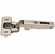Hafele Concealed Hinge, Salice 200 Series, 110 Opening Angle, Full Overlay, Nickel plated, For wooden doors up to 26 mm, Self Close, dowel mounting, Model C2R6A99, Item# 329.17.552, 32917552, 329-17-552