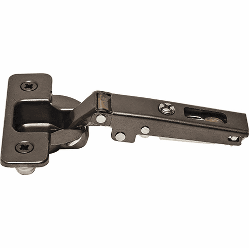 Hafele Concealed Hinge, Salice 200 Series/700 Series, 110 Opening Angle, Full Overlay, Titanium finish, Press-fit, model C2R6A66, Item# 329.17.559, 32917559, 329-17-559
