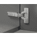 Hafele Concealed Hinge, Salice PUSH 110 Opening Angle, Self-Opening, Inset Mounting, Screw mounting, model C2PPP99, Item# 329.17.803, 32917803, 329-17-803