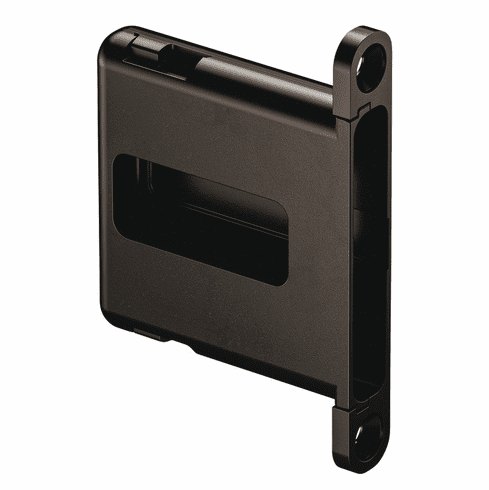 Hafele Hinge Pocket, Salice Conecta, for single door applications, steel, titanium colored, Item# 329.20.191, 32920191, 329-20-191