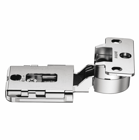 Hafele Concealed Hinge, Salice Conecta, 94°, for wooden doors, for concealed mounting, for full overlay/half overlay mounting, Matt nickel plated, Item# 329.20.700, 32920700, 329-20-700