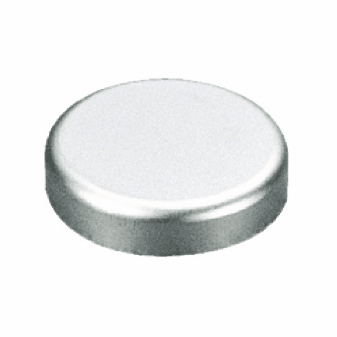 Hafele Trim Cap, Salice, Round, for 94 Glass Door Hinges, round, Silver, Item# 329.22.910, 32922910, 329-22-910