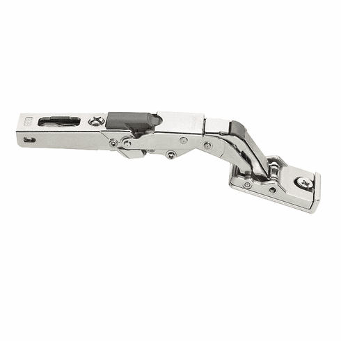 Hafele Concealed hinge, Duomatic 110°, full overlay mounting, for glass and mirror doors, No glass drilling required, With automatic closing spring, Item# 329.26.622, 32926622, 329-26-622