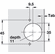 Hafele Concealed Hinge, Salice 200 Series, 94°, Full Overlay Mounting, cup fixing: For screw fixing, Free Swinging, Screw Mounting, Model C2PAA99, Item# 329.31.000, 32931000, 329-31-000