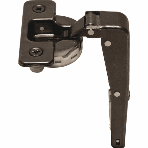 Hafele Blind Corner Concealed Hinge, Salice, 110 Opening Angle, Nickel-Plated, cup fixing: For screw fixing, Self-close, press fitting, model C2R6N99AM, Item# 329.35.510, 32935510, 329-35-510