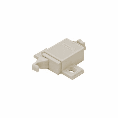 Hafele Single PUSH Latch, with Adjustment, Salice, DP4SNB, beige, Item# 329.44.471, 32944471, 329-44-471
