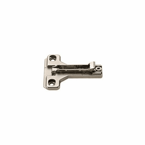 Hafele Face Frame Wing Mounting Plate, Salice, Screw-mounted, 1 mm for 3/4" Overlay, BAU3R19, Item# 329.64.551, 32964551, 329-64-551