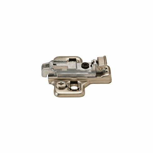 Hafele Clip Mounting Plate, Salice, without Pre-Installed Mounting Screws, quick fixing system, pre-mounted Euro screws, depth adjustable via eccentric, 6 mm, BAR3L69F, Item# 329.68.006, 32968006, 329-68-006