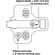 Hafele Clip Mounting Plate, Salice, with Pre-Installed 11 mm Euro Screws, quick fixing system, fixing with chipboard screws, depth adjustable via eccentric, 0 mm, BARGL09F/16, Item# 329.69.010, 32969010, 329-69-010