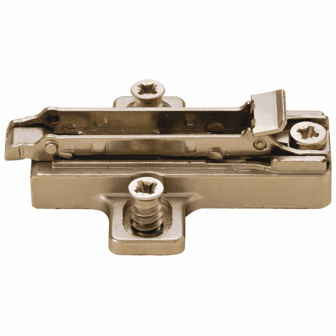 Hafele Mounting Plate, Salice, With Pre-Installed Euro Screws, quick fixing system, fixing with chipboard screws, depth adjustable via eccentric, 7.5 mm Euro screws, 3 mm, BARGR39/20, Item# 329.71.533, 32971533, 329-71-533