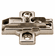 Hafele Slide-On Mounting Plate, Salice, with Hinge Arm, Fastening Screws, slide-on system, pre-mounted Euro screws, 0 mm, model B2R3E09/15, Item# 329.80.626, 32980626, 329-80-626