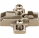 Hafele Wing Mounting Plate, Salice, Slide-On, Pre-Mounted 11 mm Euro Screws, slide-on system, installation with chipboard screws, 9 mm, model B2RGE09/17, Item# 329.81.785, 32981785, 329-81-785