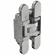 Hafele Mortise Hinge, 180°, for Concealed Mounting, Only for hinged door applications, 3D adjustable, Hinge: matt chrome, cover cap: gray, Item# 341.24.435, 34124435, 341-24-435