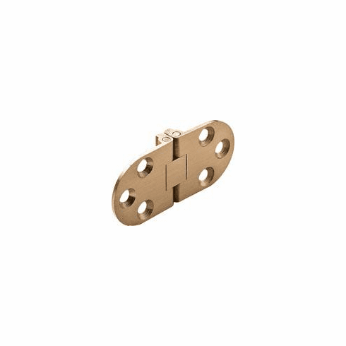 Hafele Self-Supporting Hinge, for Folding and Sewing Machine Tables, Matt brass, Item# 341.32.502, 34132502, 341-32-502