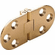 Hafele Self-Supporting Hinge, for Folding and Sewing Machine Tables, Polished brass, Item# 341.32.806, 34132806, 341-32-806