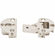 Hafele Flap Hinge, 3-Way Adjustable and Detachable, A-Series, Nickel, Item# 342.66.750, 34266750, 342-66-750