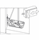Hafele In-Side Flap Hinge, left, Item# 342.78.723, 34278723, 342-78-723