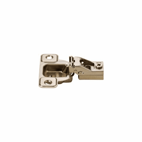 Hafele Concealed Hinge, Salice Face Frame 2-Cam, 106 Opening Angle, Self Close, 3/8" Overlay, model CSR3Y99, screw-on, Item# 343.60.502, 34360502, 343-60-502