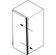 Hafele Concealed Hinge, Salice Face Frame 2-Cam, 106° Opening Angle, Self Close, 3/8" Overlay, model CSR3999, press-fit, Item# 343.60.512, 34360512, 343-60-512