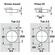 Hafele Concealed Hinge, Salice Face Frame 2-Cam, 106° Opening Angle, Self Close, 3/8" Overlay, model CSR3999, press-fit, Item# 343.60.512, 34360512, 343-60-512