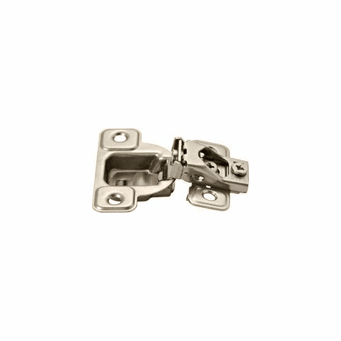 Hafele Concealed Hinge, Salice Face Frame 3 Cam, 106 Opening Angle, Self Close, 5/8" Overlay, Salice CSP3599XR Screw-on, Item# 343.62.502, 34362502, 343-62-502