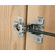 Hafele Concealed Hinge, Salice Face Frame 3 Cam, 106 Opening Angle, Self Close, 5/8" Overlay, Salice CSR3599XR Press-fit, Item# 343.62.512, 34362512, 343-62-512