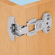 Hafele Single Pivot Institutional Hinge Cup, Aximat 200, Grade 1, Screw Mount, Matt nickel, Item# 344.05.800, 34405800, 344-05-800