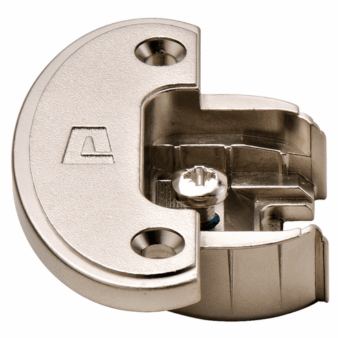 Hafele Single Pivot Institutional Hinge Cup, Aximat 200, Grade 1, Screw Mount, Matt nickel, Item# 344.05.800, 34405800, 344-05-800