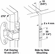 Hafele Single Pivot Institutional Hinge Arm, Aximat 200, Grade 1, Screw Mount, Full overlay, 270 opening angle, Item# 344.05.910, 34405910, 344-05-910