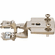 Hafele Single Pivot Institutional Hinge Arm, Aximat® 300, Grade 1, with Expanding Dowels, Aximat® 300, Matt nickel, twin overlay, 180° opening angle, Item# 344.06.902, 34406902, 344-06-902